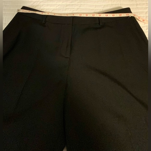 NWOT- Tahari ASL Noir Shannon Mid-rise Suit Pant Size 14 - Picture 7 of 13